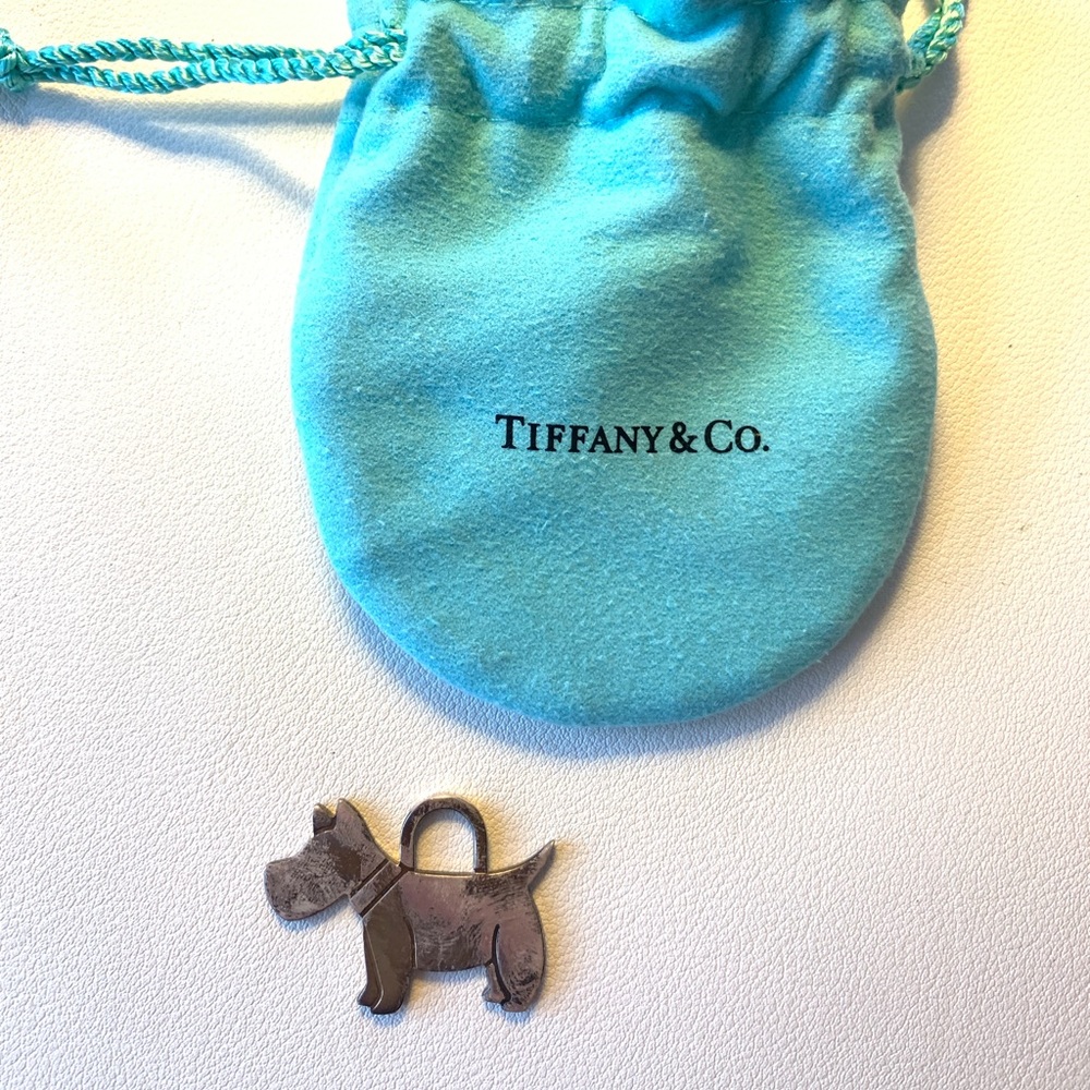 Tiffany & Co Scottish Terrier Dog Necklace Pendant